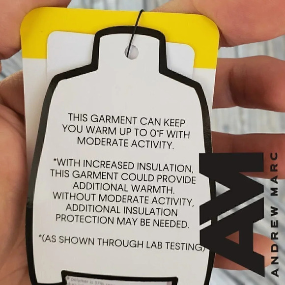 Andrew Marc | Hooded Long Stretch Parka | Sorona Fill | Grey | NWT - Picture 8 of 9